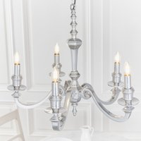 Endon 73598 Finsbury Five Light Ceiling Pendant Light In Polished Cast Aluminium (Fitting Only)