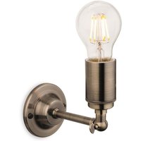 Firstlight 7650AB Indy 1 Light Wall Light In Antique Brass