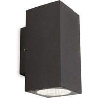 Firstlight 7677GP Dino Outdoor LED Two Light Wall Light In Graphite