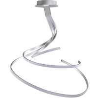Mantra M5821 Nur XL LED Dimmable Ceiling Light in Silver And Chrome - Dia: 910mm