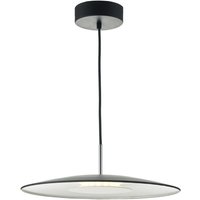 Dar ENO0122 Enoch 1 Light Ceiling Pendant In Black