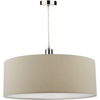 Dar RON8629 Ronda Easy Fit Pendant In Ecru - Dia: 600mm