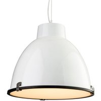 Firstlight 8621WH Manhattan 1 Light Ceiling Pendant in White Finish