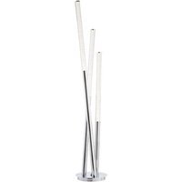 Endon 76731 Glacier 3 Light Floor Light In Chrome Plate And Clear Bubble Acrylic