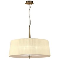 Lights 4 Living 30% Discount on Mantra M4639AB Loewe 3Light Ceiling Pendant in Brass