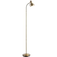 Endon 76605 Amalfi Task Floor Light In Antique Brass Plate