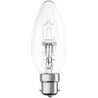28 Watt BC Halogen saver Candle Lamp - pack_size:Single Bulb