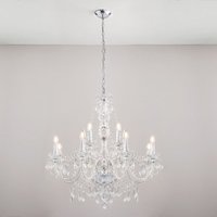 Endon 308-8+4CL 12 Light Chandelier In Clear Acrylic