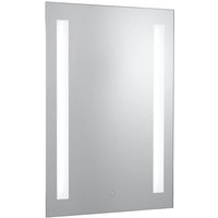 Searchlight 7450 Bathroom Mirror With Integral LEDs And Shaver Socket