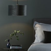 Dar AKA6539 Akavia Easy Fit Ceiling Pendant In Grey