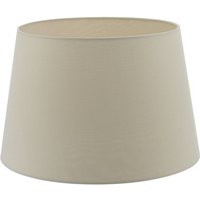 Dar CEZ1629 Cezanne Tapered 400MM Ecru Faux Silk Drum Shade