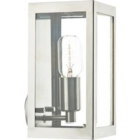 Dar ERA0744 Era 1 Light Modern Stainless Steel Outdoor Wall Lantern
