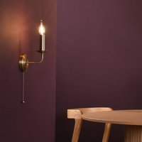 Dar Lighting Favian Wall Light In Matt Bronze Finish Bracket Only FAV0763