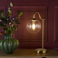 Lights 4 Living Save 37% on the Jocelyn Table Lamp by Dar Lighting in Brass and Glass