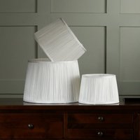 Laura Ashley Hemsley Pleated Shade Cream 8''