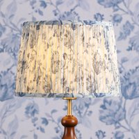 Laura Ashley Adwick Trail Blue Cotton Tapered Drum Shade 30cm/12 inch LA3756741-Q