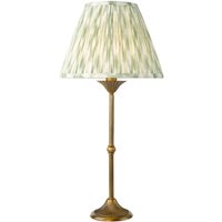 Dar Lighting Lydian Table Lamp In Antique Bronze With Ikat Shade LYD4263-IKA1024