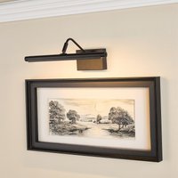 Lights 4 Living Save 37% on Dar Lighting Tyrus 35cm LED Picture Light in Satin Black
