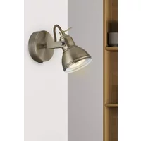 Searchlight 1541AB Focus Antique Brass Single spotlight