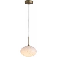 Searchlight Confetti LED Ceiling Pendant Light In Gold Finish With Confetti Glass 80820-1GO