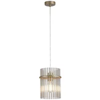 Searchlight Swizzle Ceiling Pendant Light In Gold Finish With Champagne Rods 20cm 55620CP