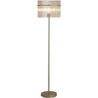 Searchlight Swizzle Floor Lamp In Gold Finish With Champagne Rods 55626CP