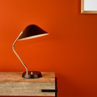 Erna Task Table Lamp In Polished Brass And Satin Brass Finish ERN4122 Erna Task Table Lamp In Polished Brass And Satin Brass Finish ERN4122