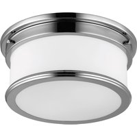 Payne 2 Light Polished Chrome Bathroom Flush Ceiling Light Payne 2 Light Polished Chrome Bathroom Flush Ceiling Light