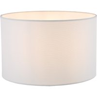 Dar Lighting Pyramid White Linen Drum Shade 30cm Dar Lighting Pyramid White Linen Drum Shade 30cm