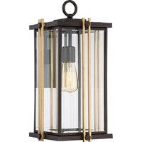 QZ/GOLDENROD2/L Golden Rod Large Outdoor Wall Lantern In Bronze - H: 508mm QZ/GOLDENROD2/L Golden Rod Large Outdoor Wall Lantern In Bronze - H: 508mm
