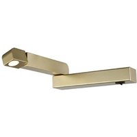 W077 Horizontal Wall LED Reading Light In Matt Gold Finish - Left W077 Horizontal Wall LED Reading Light In Matt Gold Finish - Left