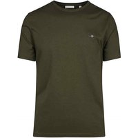 Louis Boyd Get 15% Discount on XL Gant Shield TShirt in Khaki Colour