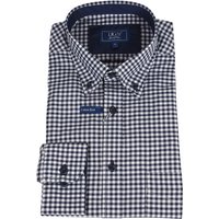 Drifter Drifter Ivano Check Shirt In Navy - L