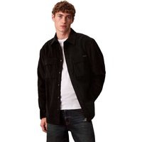 Calvin Klein Jeans Corduroy Pocket Shirt In Black - XS