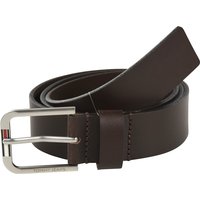 Tommy Jeans Tjm Essential Leather Belt In Brown - 44