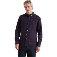 Louis Boyd Enjoy a 20% Discount on the Burgundy Farah Organic Check Shirt Size S