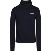 Napapijri B-Small Box Half Zip Sweatshirt In Navy - S