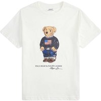 Ralph Lauren Kids Knit T-Shirt In White - 16Y