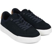 Tommy Hilfiger Court Suede Trainer In Navy - 43