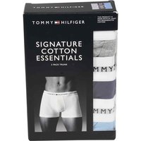Tommy Hilfiger 3 Pack Trunks In Lt Grey - L