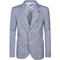 Varones One Americana Cuadros Gales Picado Blazer In Lt Blue - 8Y