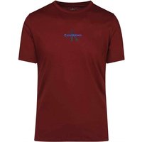 Calvin Klein Micro Monologo Graphic T-Shirt In Red - L