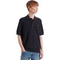 Farah Thornley Knitted Polo Shirt In Navy - XL