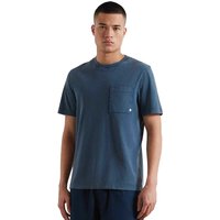 Farah Stacy Dye Pocket T-Shirt In Blue - L