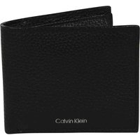 Calvin Klein Jeans Foil Emboss Ew Bill Fold W Coin In Black - One