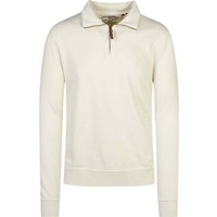 Classic Essential Half Zip In Stone