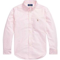 Ralph Lauren Kids Classic Oxford Sport Stripe Shirt In Pink - MB