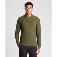 Remus Uomo Slim Fit Cotton-Stretch Pique Polo Shirt In Green - L