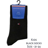 Tommy Hilfiger Kids 2 Pack Socks In Black - LB