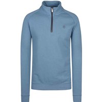 Tommy Bowe Falcons Half Zip Sweatshirt In Light Blue - S